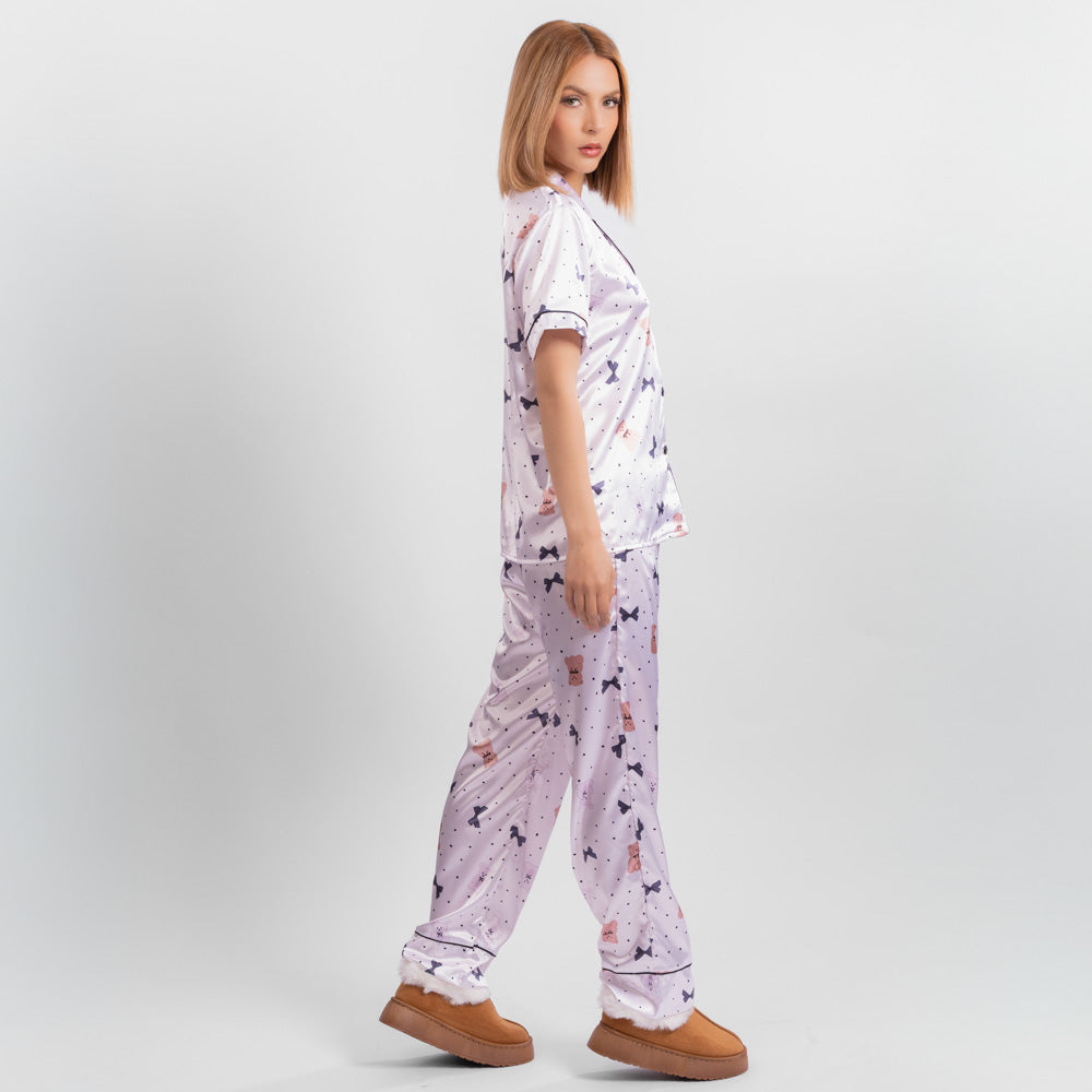 Pijama tres piezas en satín de Oso image 2