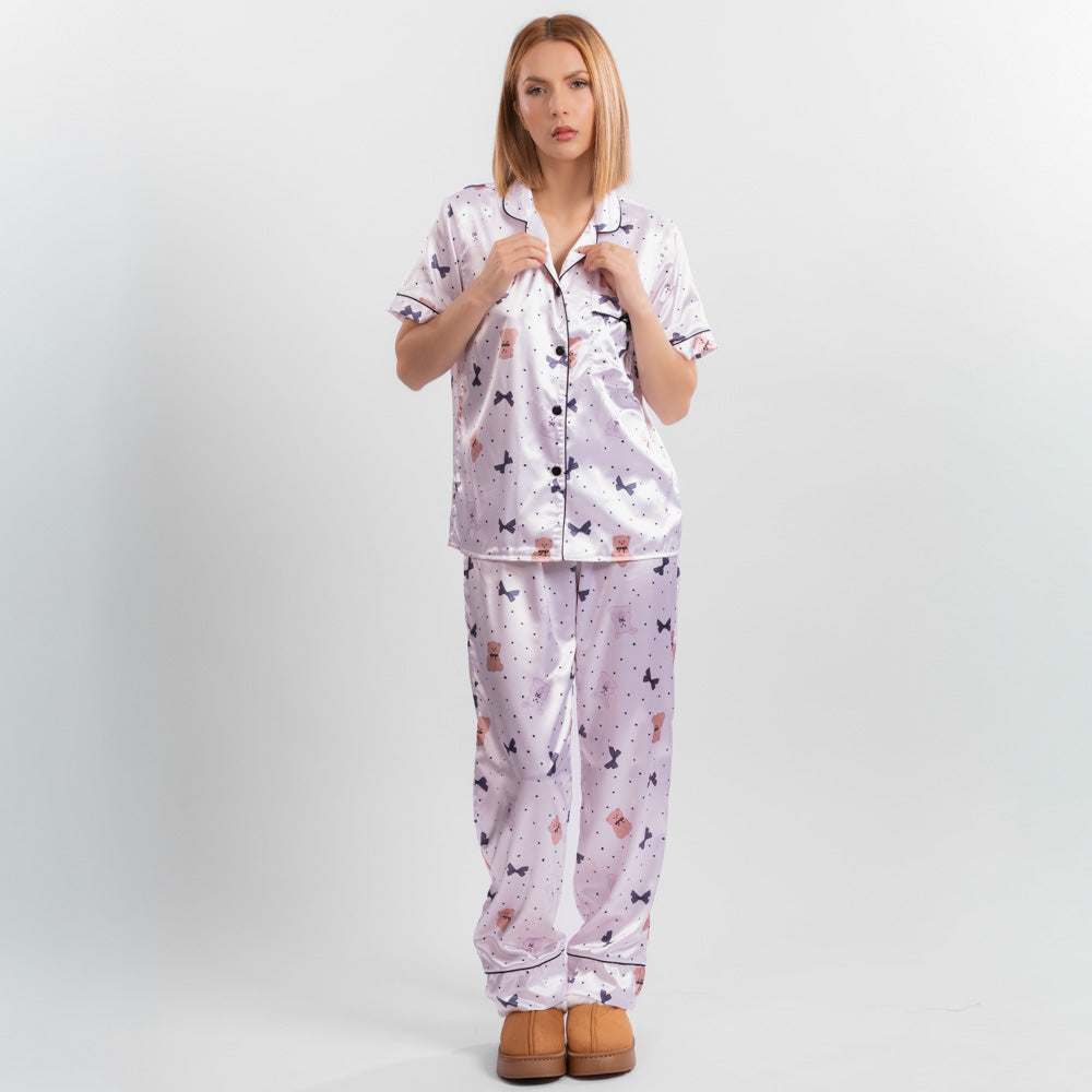 Pijama tres piezas en satín de Oso image 3