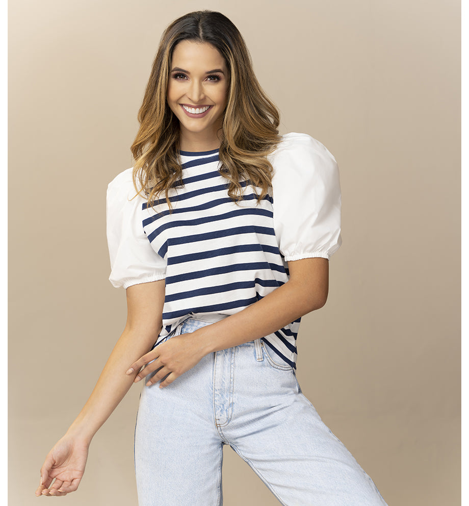 Camisa Manga princesa 4005 - XL, Estampado Rayas image