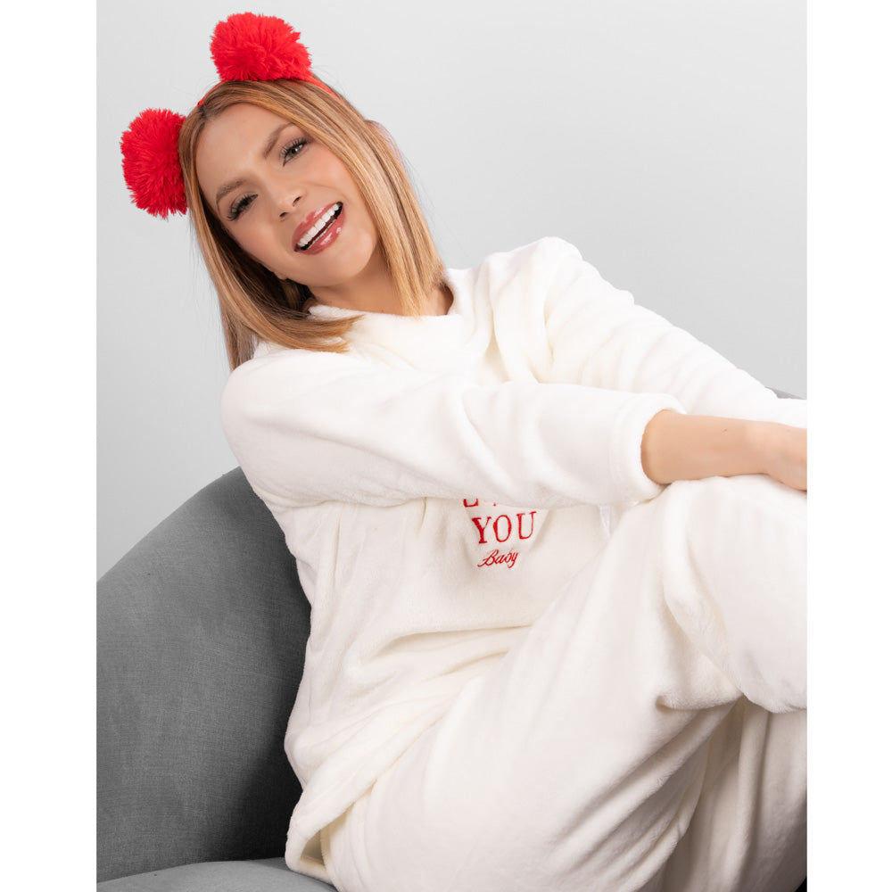 Pijama térmica Bordada de I LOVE YOU. image 3