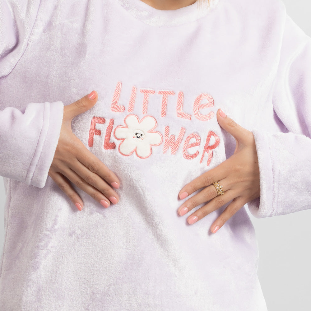 Pijama térmica Bordada de Little Flower image 3