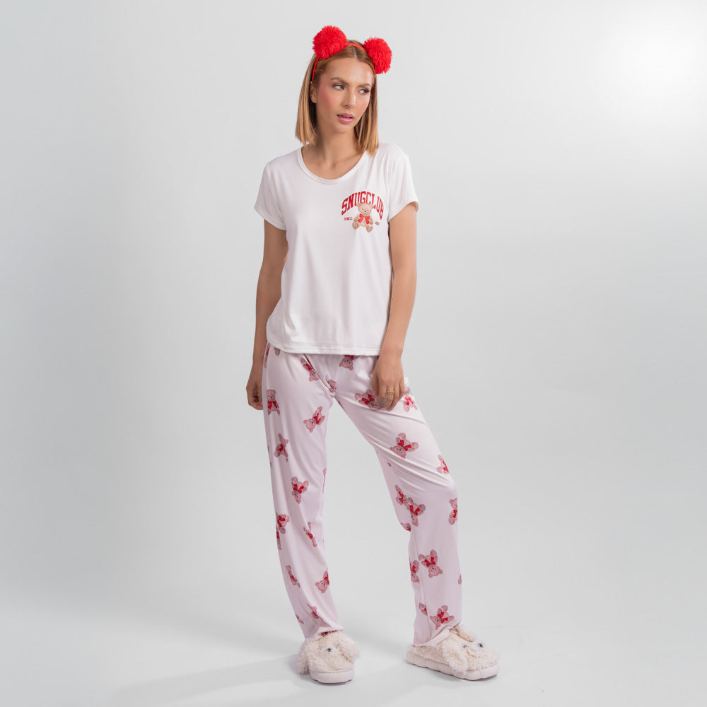 Pijama tres piezas De Oso con Moños image 0