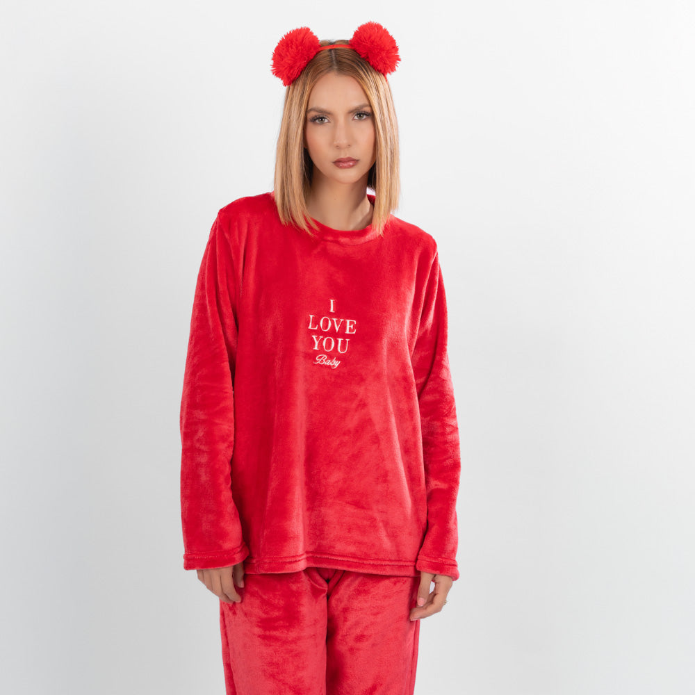 Pijama térmica Bordada de I LOVE YOU. image 5