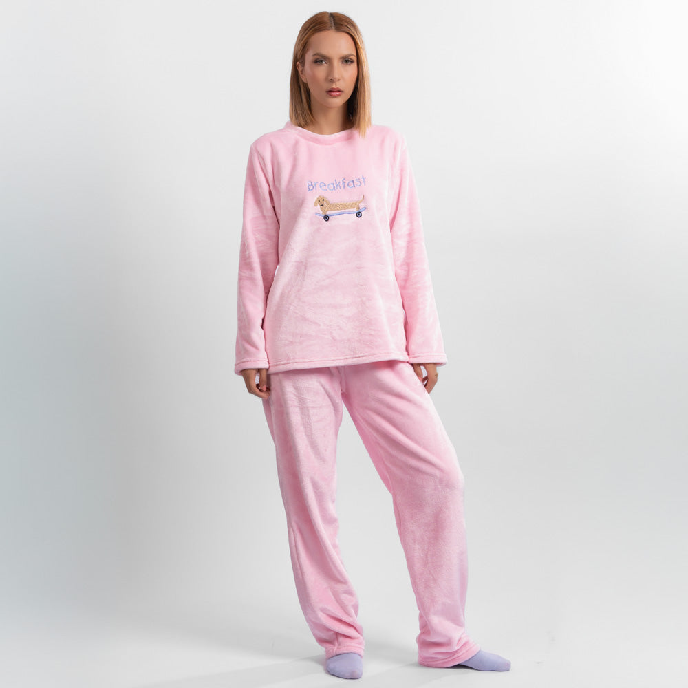 Pijama térmica Bordada de Perro salchicha image 0