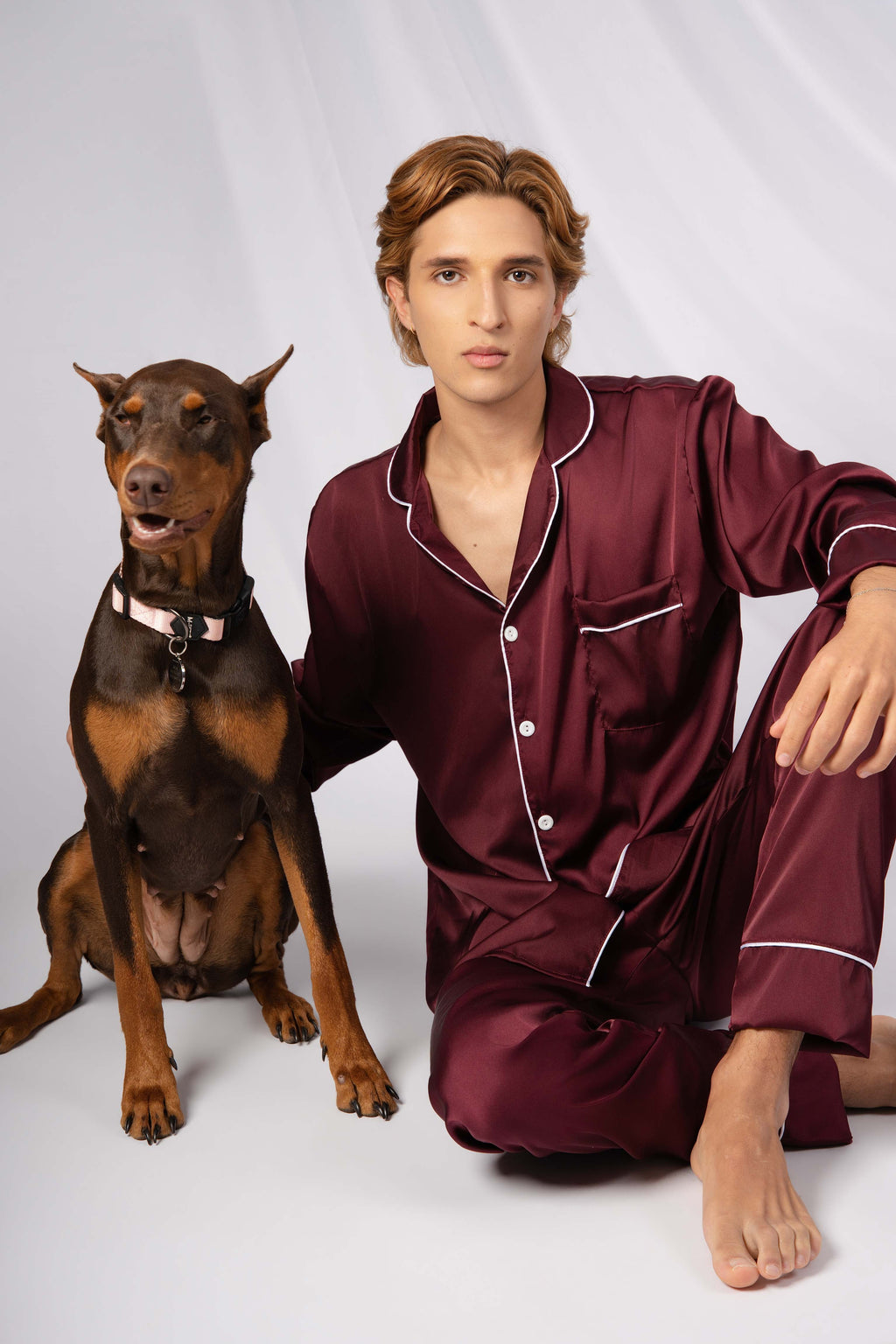Set de Pijama Clásica en Satín "Match Perfecto"