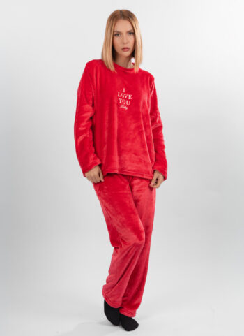 Pijama térmica Bordada de I LOVE YOU.