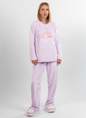 Pijama térmica Bordada de Little Flower