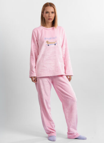 Pijama térmica Bordada de Perro salchicha