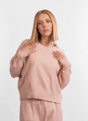 Conjunto tejido Rosa